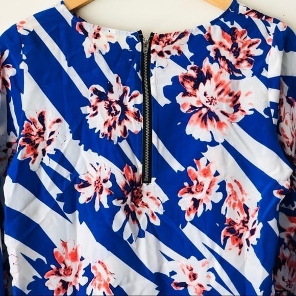 Yumi Kim 100% Silk Mixed Floral Print Blouse Size Small - Picture 4 of 8